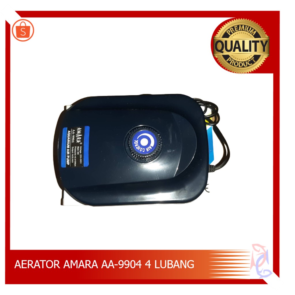 AERATOR AMARA AA-9904 AERATOR 4 LUBANG AIRPUMP 4 LUBANG AERATOR AQUARIUM AERATOR 4 LUBANG MURAH