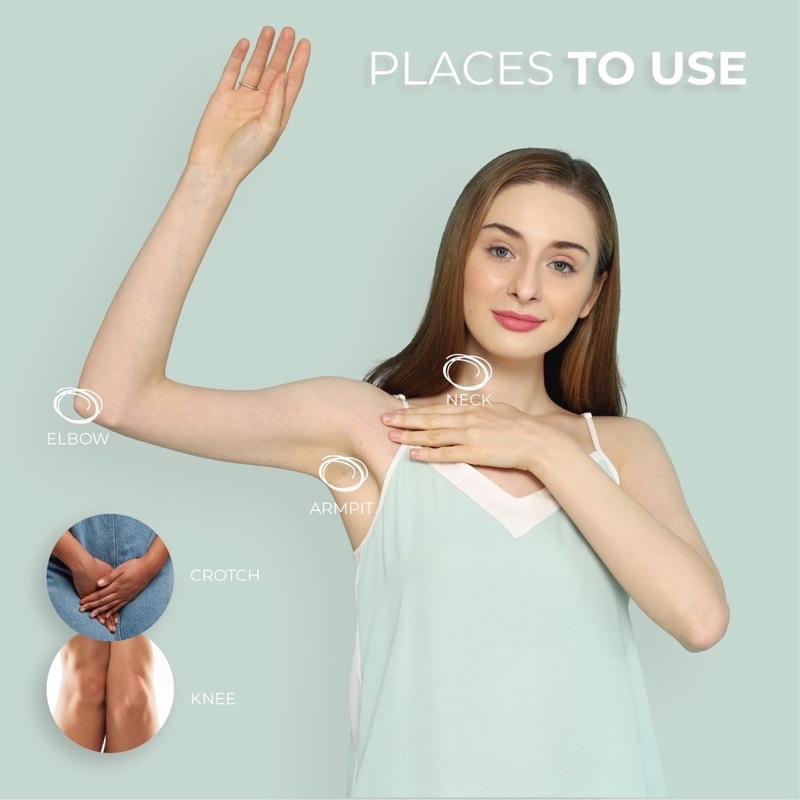 BRIGHTY Glowing Underarm x Underarm Scrub / Krim Pencerah Ketiak / Cream Scrub Pencerah Lipatan Gelap