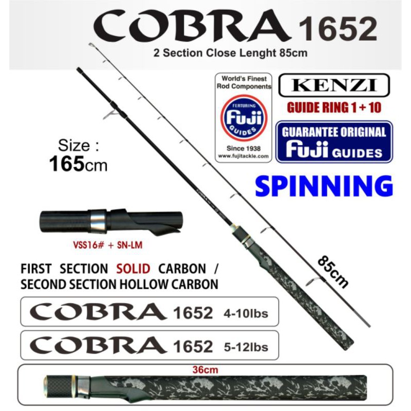 Joran kenzi cobra 165
