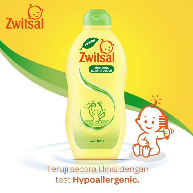 Shampoo Zwitsal Aloevera Kemiri Seledri / Shampo Bayi Natural