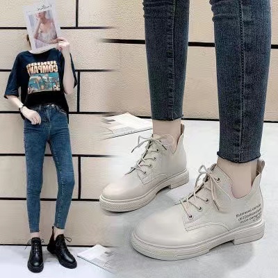 [ COD ] Sepatu Sneakers Boots Wanita Import Premium F33