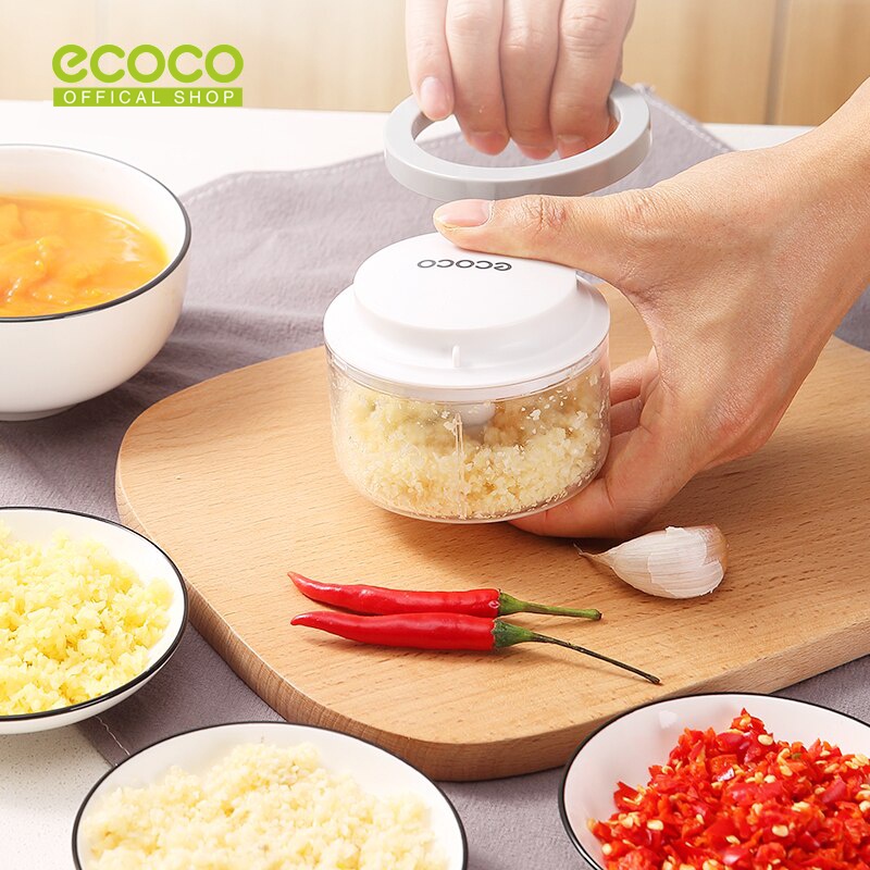 ECOCO Multifunctional Food Processor (Small) - Chopper grinder manual penggiling bumbu daging