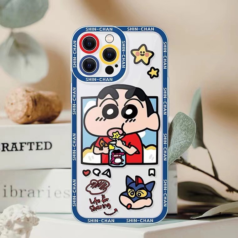 Soft Case Silikon Transparan Shockproof Cover Iphone 13 12 11 Pro Max Xr X Xs 7 8 6 6S Plus