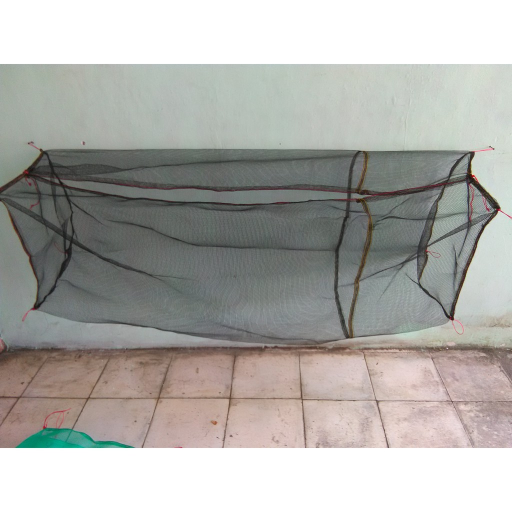 Jaring Waring Ikan TL Tutup Sekat 1 (2 Lobang) Kandang Ikan Tempat Ikan Pet Aquarium kolam Terpal