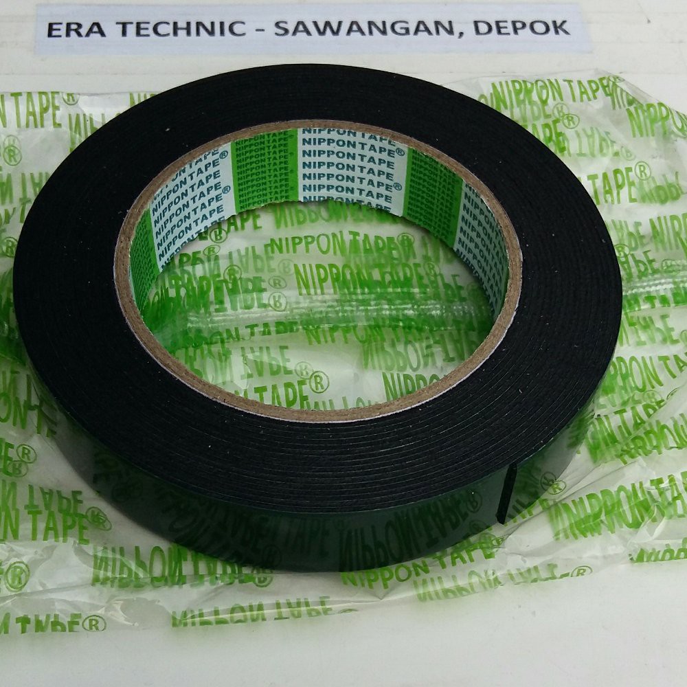 

Jual Double Tape Nippon Tape Foam Busa Hitam Murah