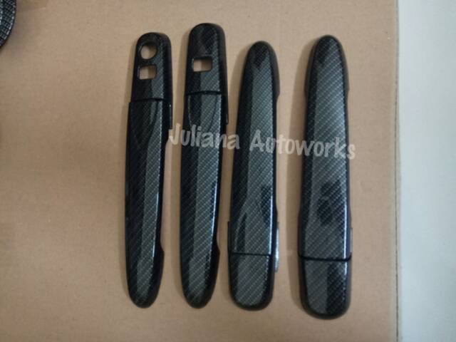 Paket lengkap All new Rush Sportivo Door Handle Outer motif Full carbon