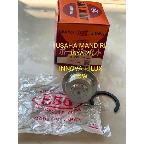 BALL JOINT LOW 555JP BALL JOINT BAWAH INNOVA HILUX 555 JP HARGA 1PC