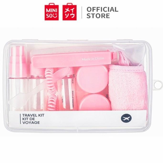 Kit | Miniso Travel Botol Set Travel Kit Botol Kosong Travel 11Pcs