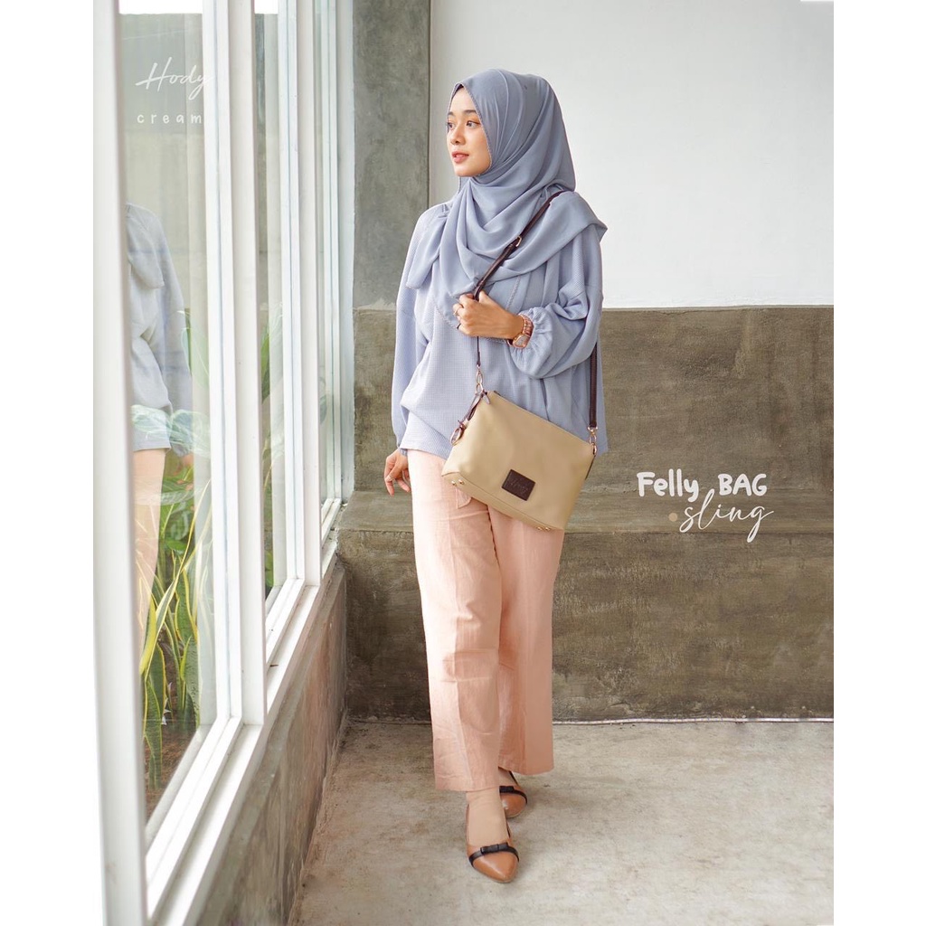 FELLY BAG BY HODYBAG/SLING WANITA TERLARIS, Sling bag murah, Tas Selempang wanita