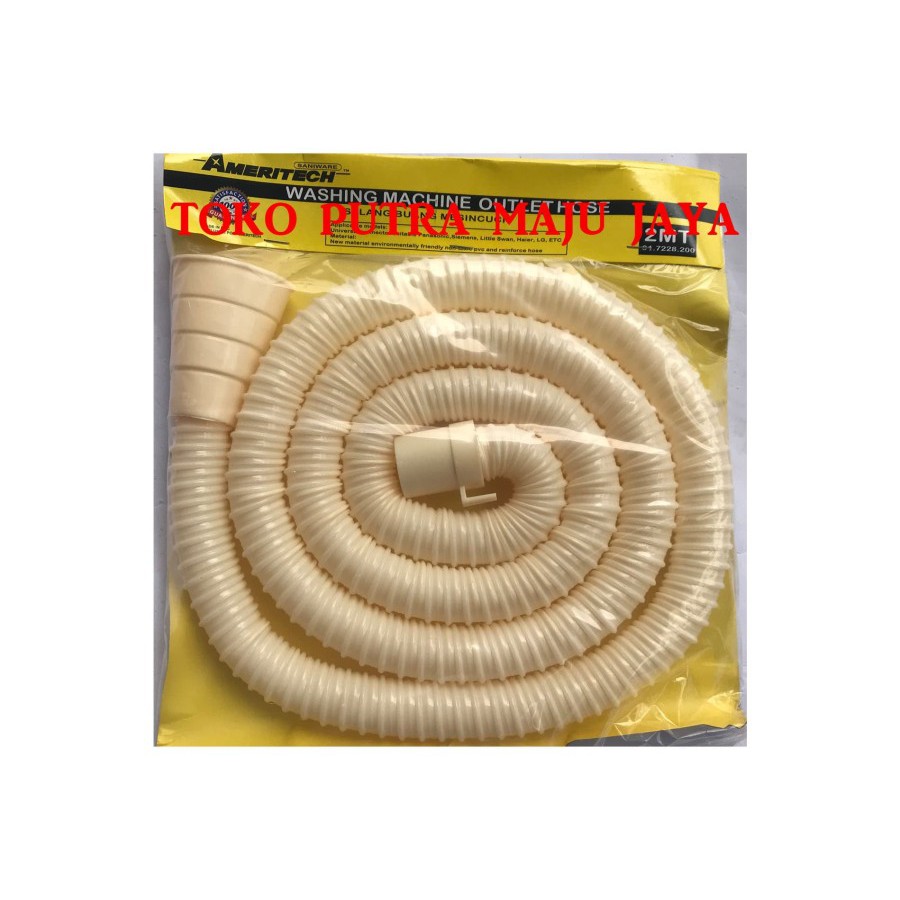 AMERITECH Selang pembuangan Mesin Cuci 2 Meter - Washing Machine Outlet Hose 2M