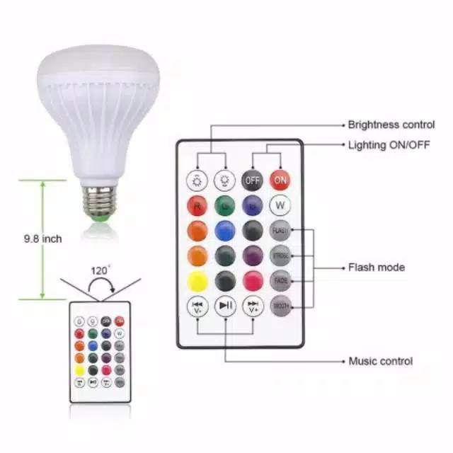 Lampu Musik Speaker Bluetooth TERJAMIN