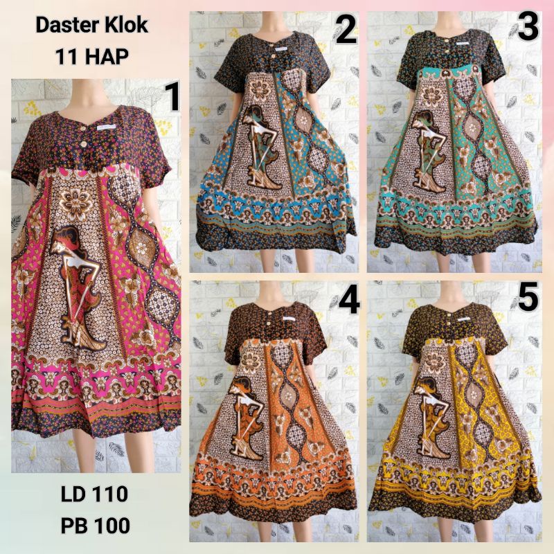 Daster Klok 11 HAP PAYUNG Adem Rayon Busui dna + ELPHT