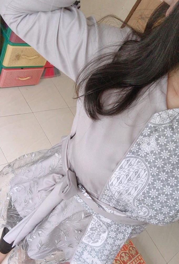 Tey-17 Batik Wanita Asj Sa Hrb026 Kenongo Kemeja Tosca Pendek