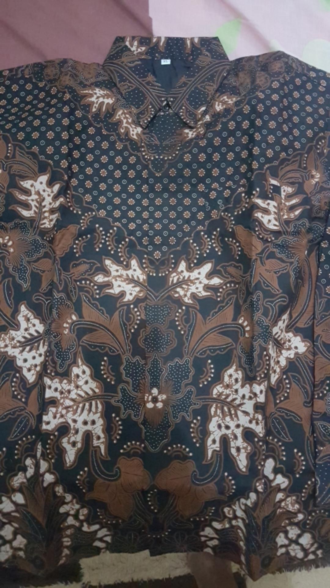 Perwira Kemeja Batik Pria Lengan Panjang Batik Solo By Batik Kanaya
