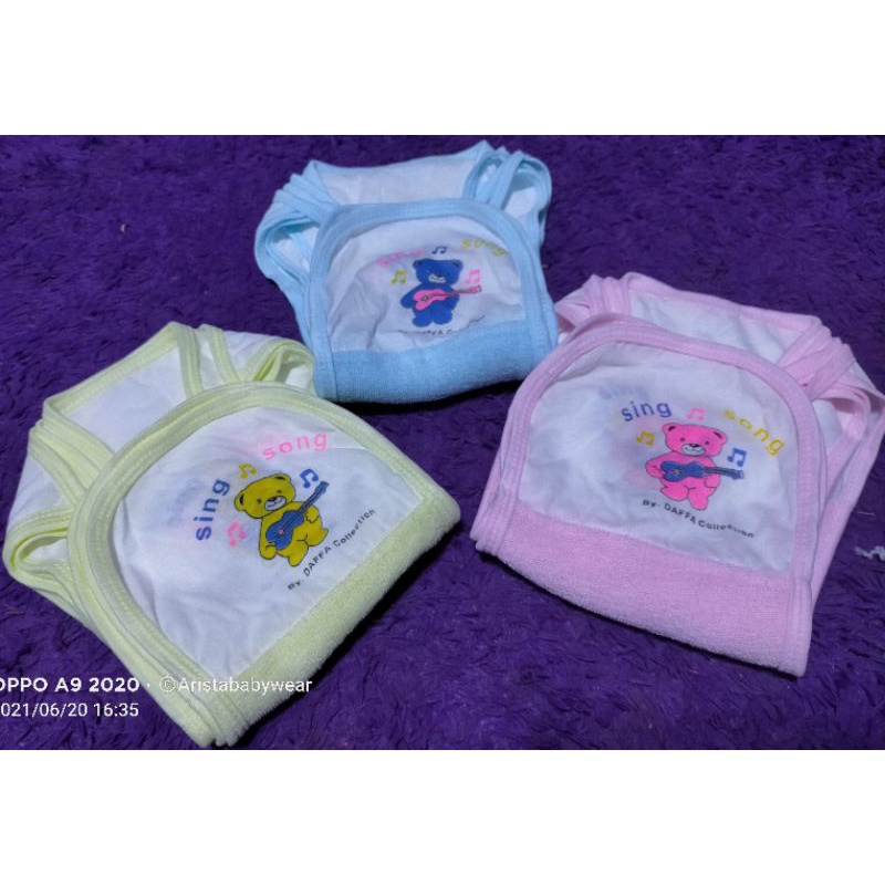 DAFFA - (3pcs) POPOK SAMBUNG KATUN+HANDUK LEMBUT BY.DAFFACOLLECTION