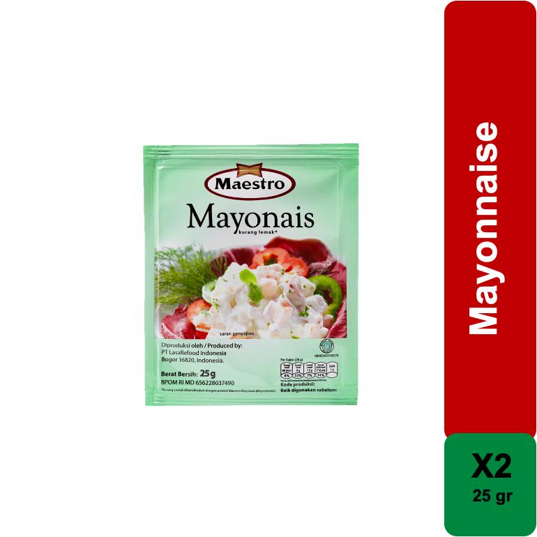 

Maestro Mayonnaise Sachet 25 gr x2