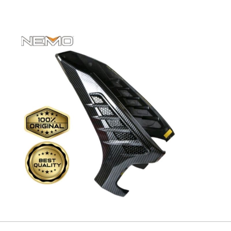 Cover Sen Nmax new / Tutup Variasi Sen Depan Carbon Yamaha New Nmax 2020