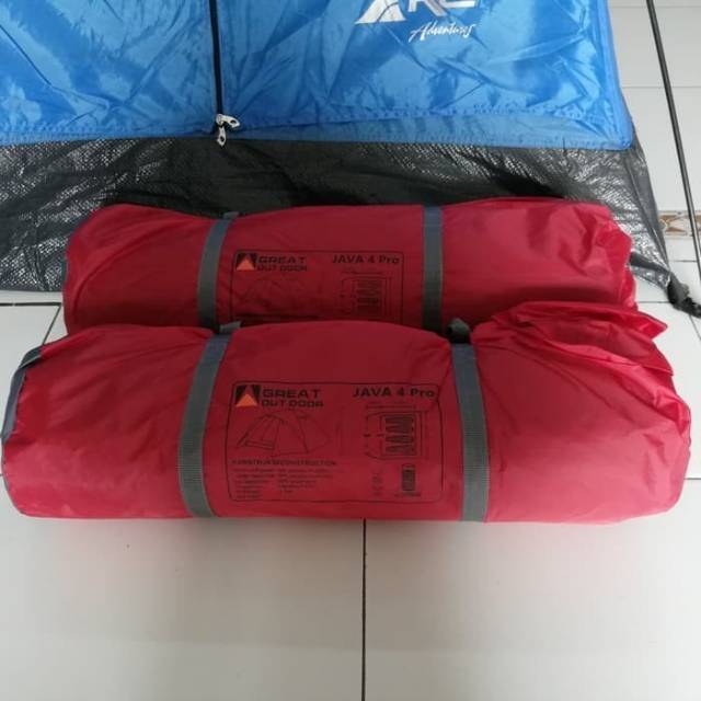 Tenda Kapasitas 4/5 Orang Doble Layer Graet Outdoor