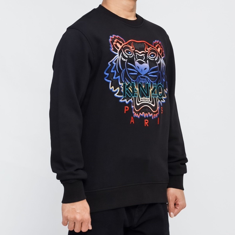 Ken. Tiger Crewneck Rainbow