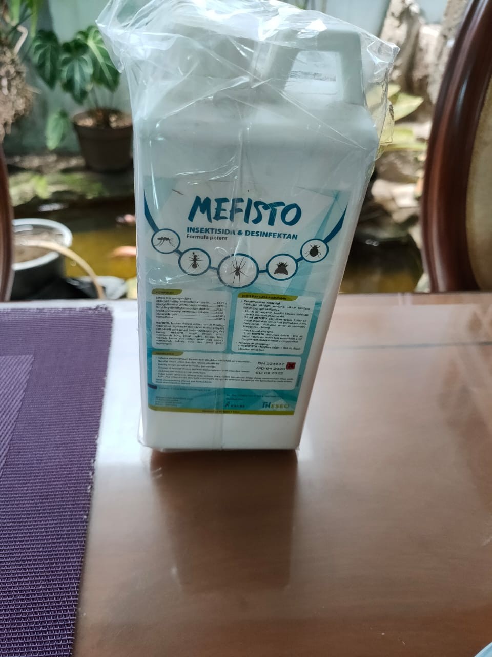 Mefisto Desinfektan 1 Liter - Penghilang Kuman Bakteri