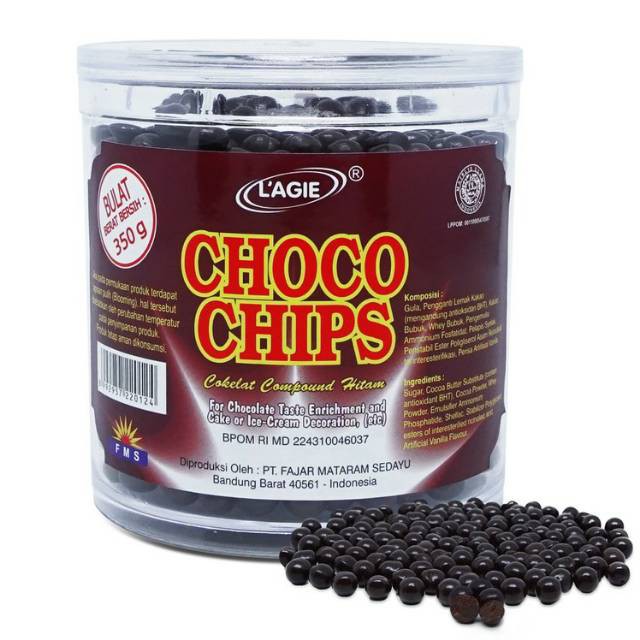 

Lagie Choco Chip Bulat 400gram