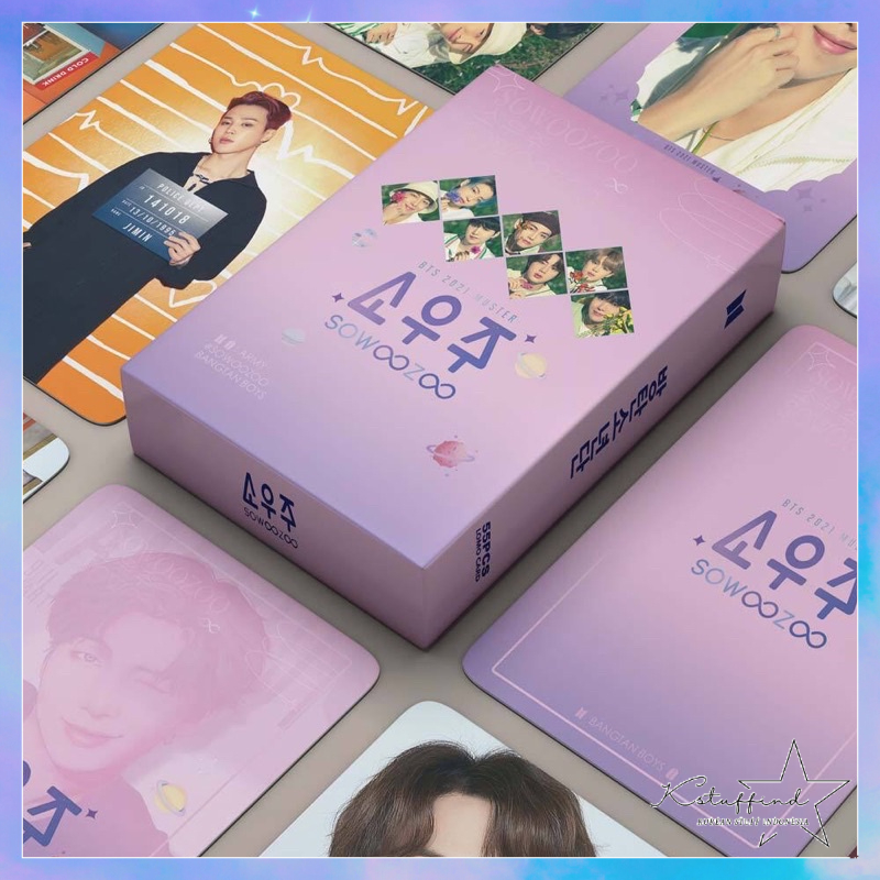 [kstuffind] BTS SOWOOZOO 2021 MUSTER PHOTOCARD LOMO CARD PHOTO KARTU FOTO PC ARMY MURAH 54 PCS 55 PCS 54PCS 55PCS