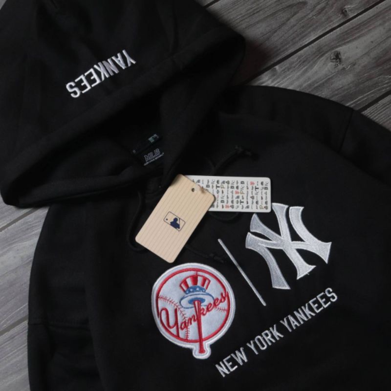 READY!!! SWEATER HOODIE NY YANKEES TAPED  / NY MLB PREMIUM FULLTAG &amp; LEBEL