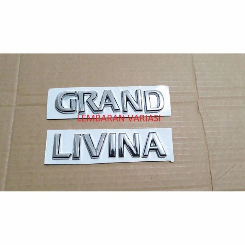 Emblem Grand Livina Chrome