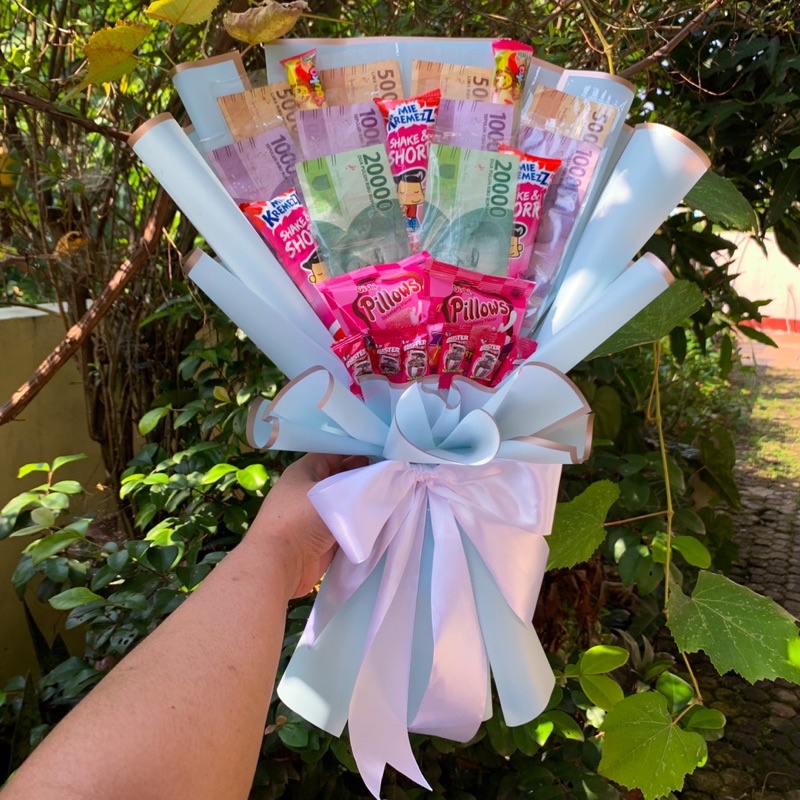 

Bouquet Uang Mix snack