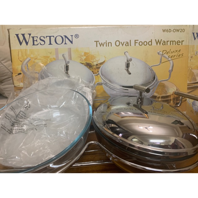 Weston Twin Oval Food Warmer