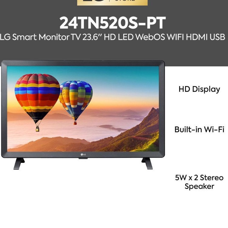 SMART TV LG 24 INCH - LED SMART TV LG 24TN520S
