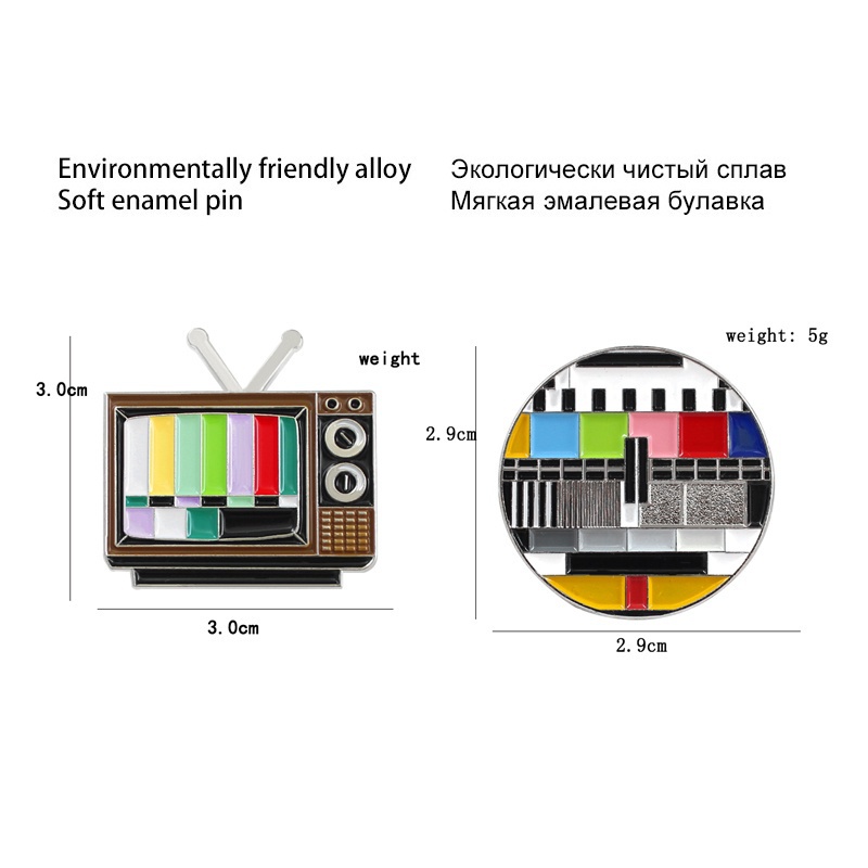 Bros Pin Enamel Desain Pelangi Tv Show Gaya Retro Untuk Hadiah Teman