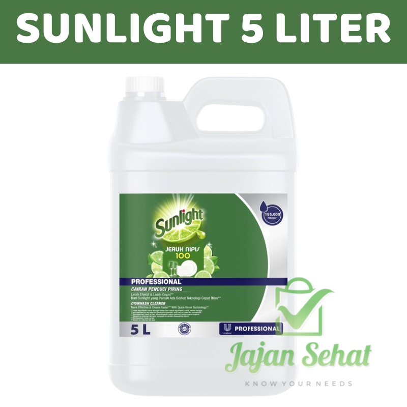 SUNLIGHT SABUN CUCI PIRING DISH WASHING 5 LITER