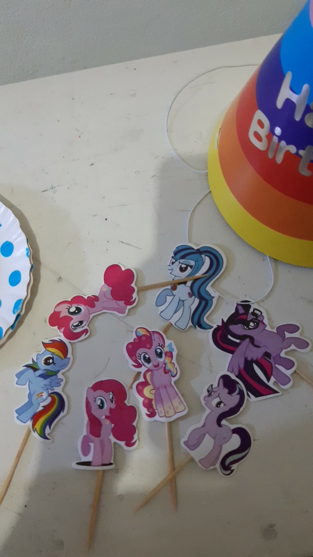 Cake Topper Hiasan Kue Princess Lol Frozen Unicorn Little Pony Avengers Doraemon Hello Kitty