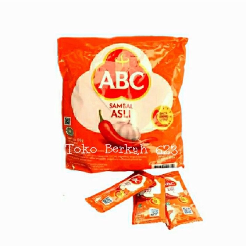 ABC Sambal Asli Netto 8gr Isi 22 Sachet - Saus ABC stick