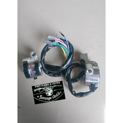 saklar holder kiri kanan honda c70 c50 pispot dan c70 biasa double starter Motor Custom