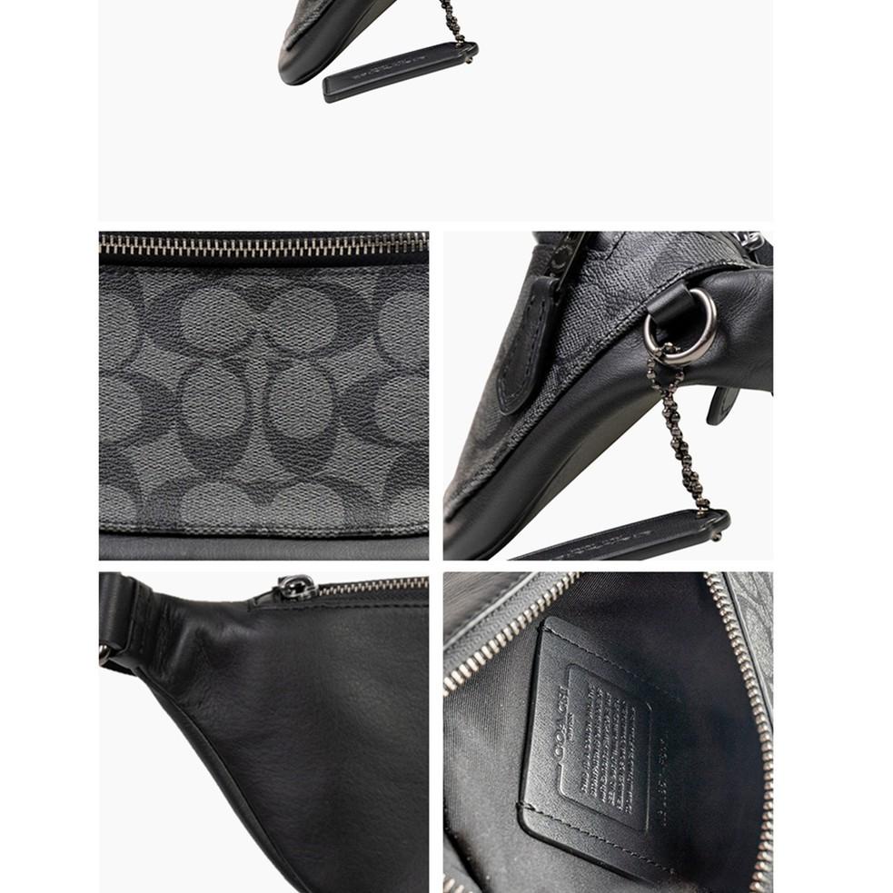 (V1T2) Coach Waistbag Tas kurir pria Tas pinggang Pria TAS Waistbag Coach //Stok@terbatas