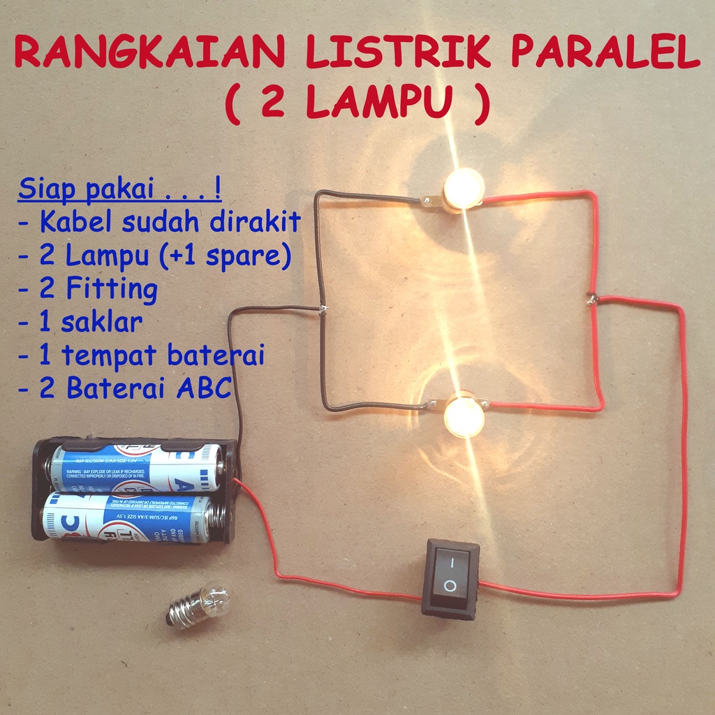 Rangkaian Lampu Paralel Homecare24 