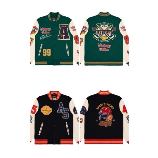 Aerostreet Varsity Victory Hijau Jaket GADAA