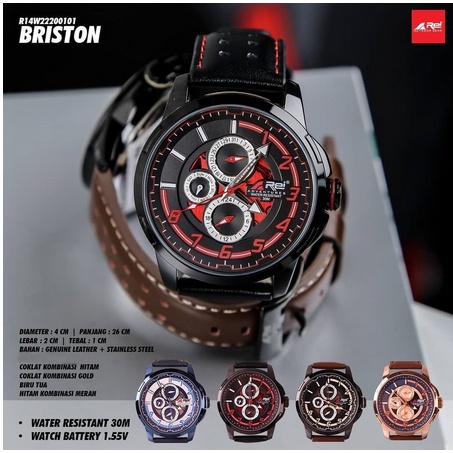 JAM TANGAN REI BISTON 2220- WATCH REI BISTON ORIGINAL- RPT