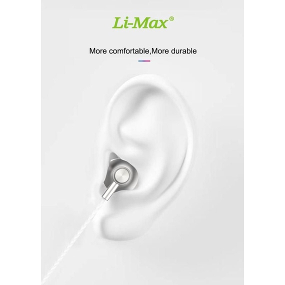 Earphone Li-Max L110 Hi-Fi SOUND POWERFULL BASS