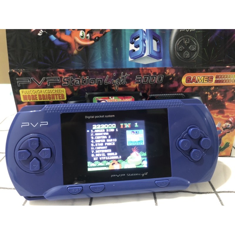 PVP type 3000 nitendo game boy mainan anak (kondisi casing mulus) dan bisa main di tv