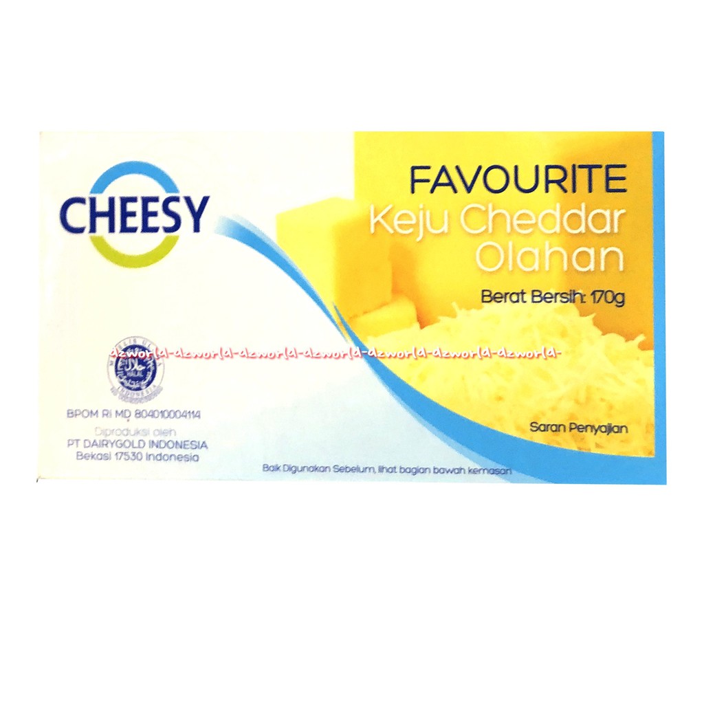 Cheesy Favourite 160gr Processed Cheddar Cheese Keju Chedar Olahan Chese Keju Blok Chesy Favorite Procesed Cedar 160 gr