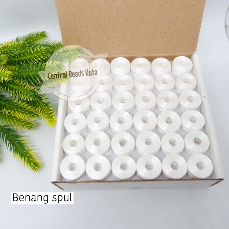 (pcs) benang spull jadi / benang spull bobin