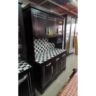 Lemari sayur  lemari dapur 3 pintu kitchen set rak  piring 