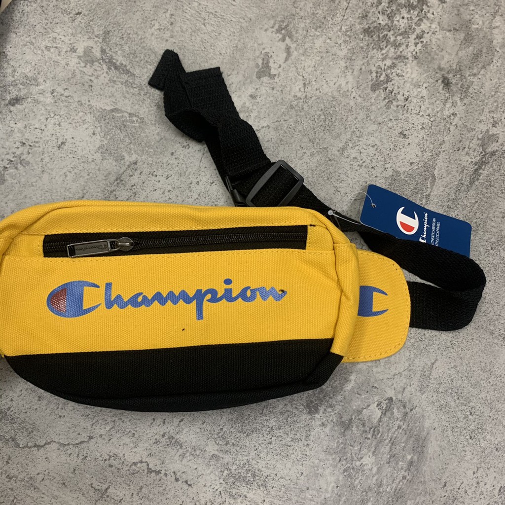 WAISTBAG CHAM LOGO C / IMPORT / TERMURAH / FIRST HAND