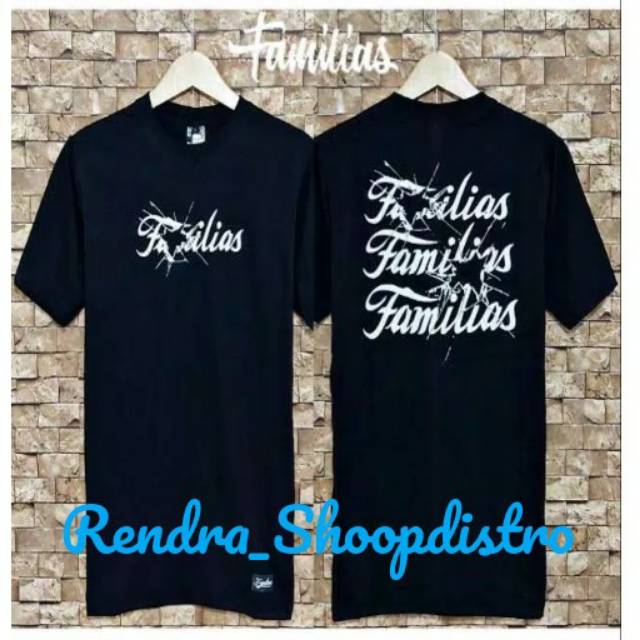 Kaos distro familias glow in the dark