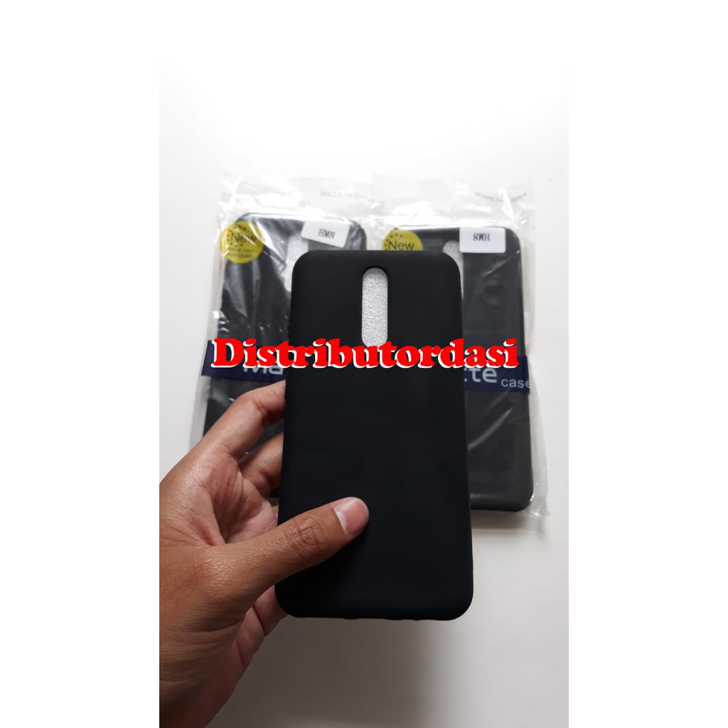 SOFTCASE CASE TPU SILIKON CASING KONDOM blackmatte case Redmi 8/8A Pro ready stok grosir