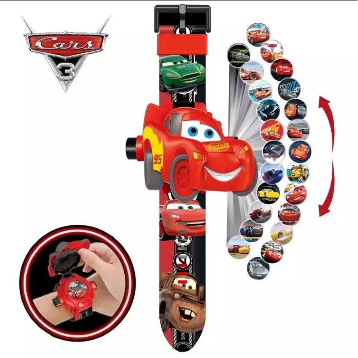 Jam Tangan Anak Proyektor Jam Tangan Cars Jam Fashion Anak