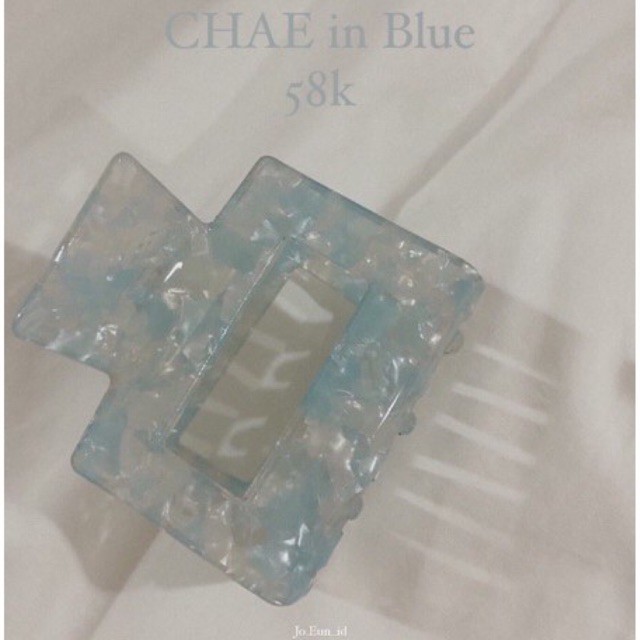 CHAE BLUE/PINK / JEPIT RAMBUT MARBLE HAIR CLAW CLIP